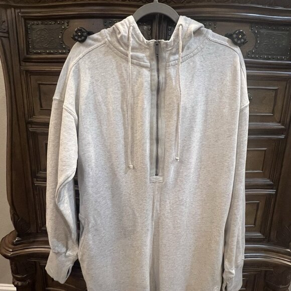 NWT Free People Movement x HATCH Maternity Warm Up Jumpsuit Medium Romper Grey - Picture 10 of 16